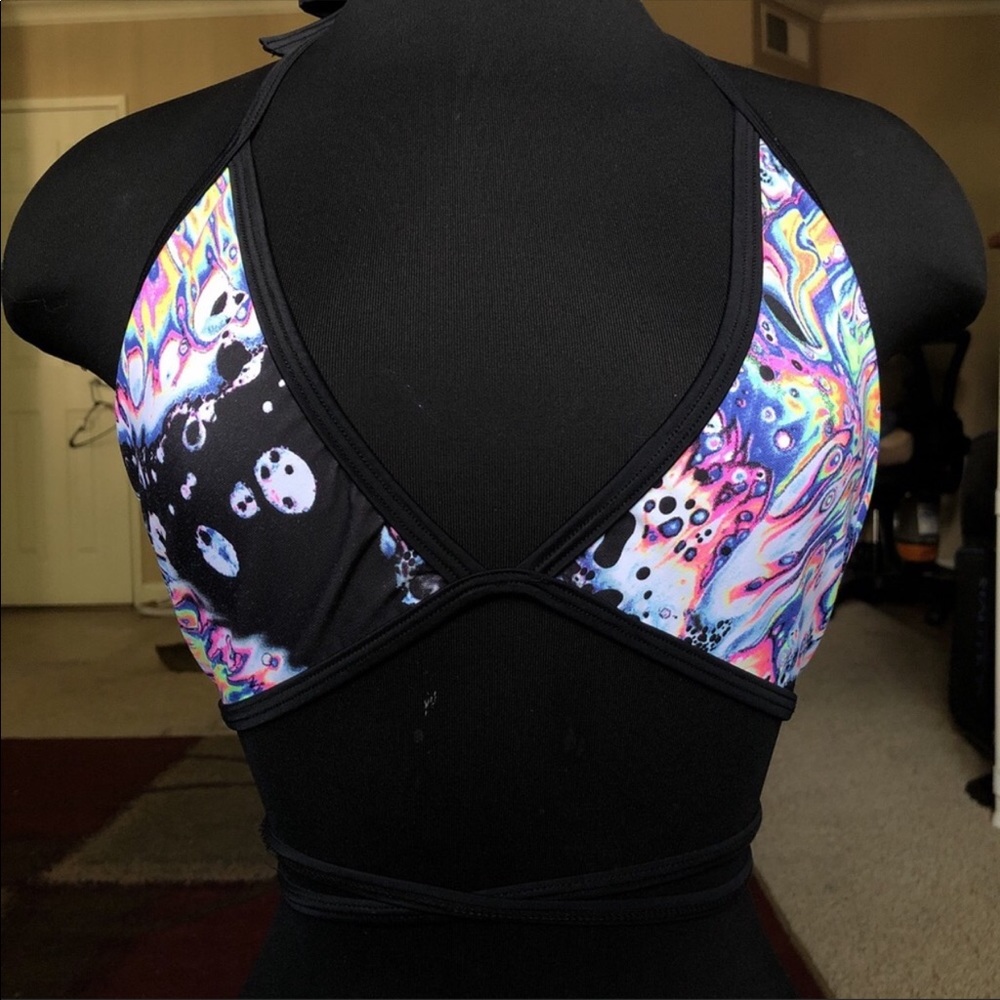 MI GENTE CLOTHING ACID BATH BRA TOP